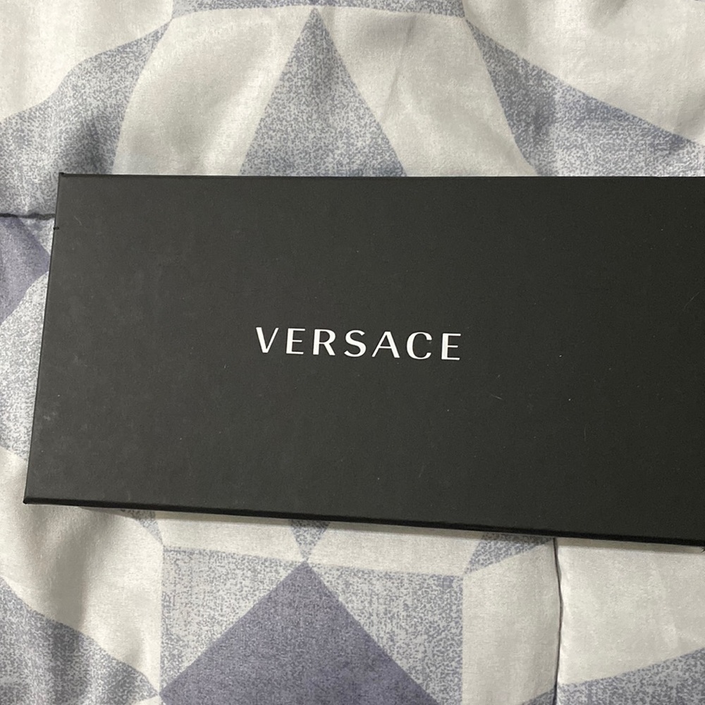 Versace furry eye mask